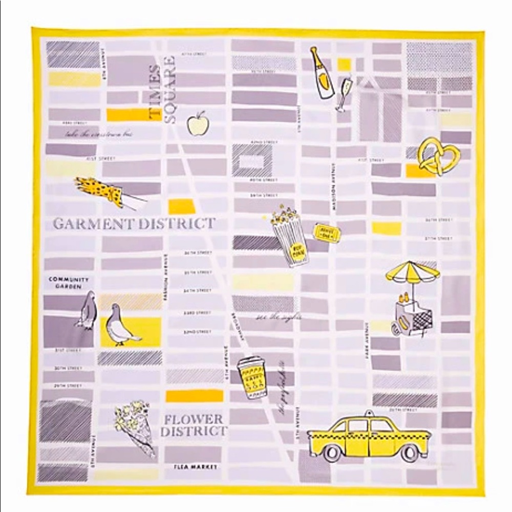BNWT Kate Spade Silk Scarf